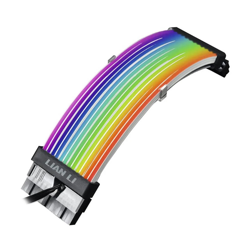 Lian Li Strimer 24 Pin Plus V2 Power Extension Cable with RGB LED Controller - شريط إضاءة